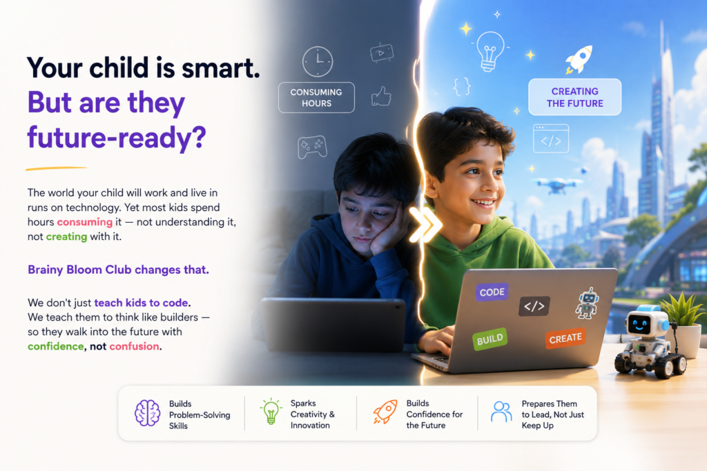 We don't just teach kids to code. We teach them to think like builders